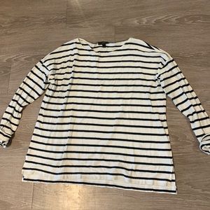 Jcrew boatneck striped sweater